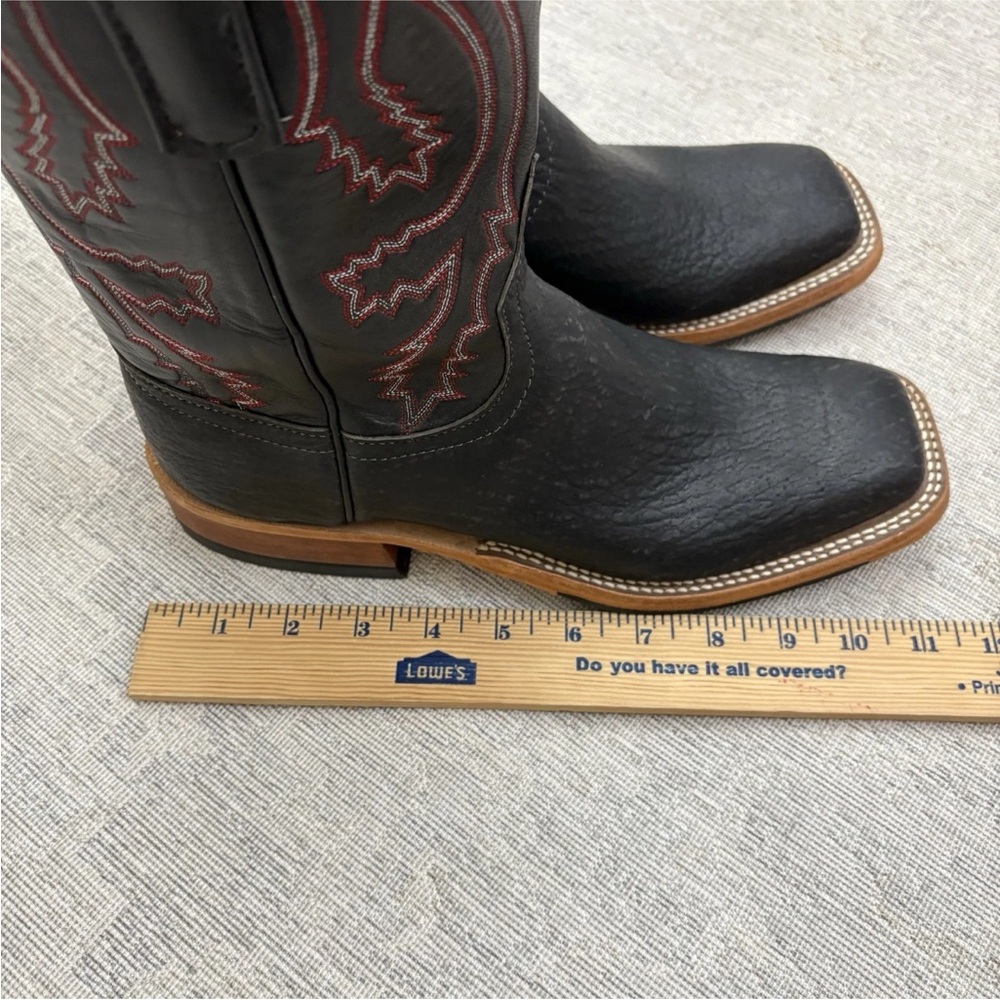 Logan Boot Company Wichita Kansas Western Leather Cowboy Boots Men’s Size 8.5 C - Picture 11 of 12